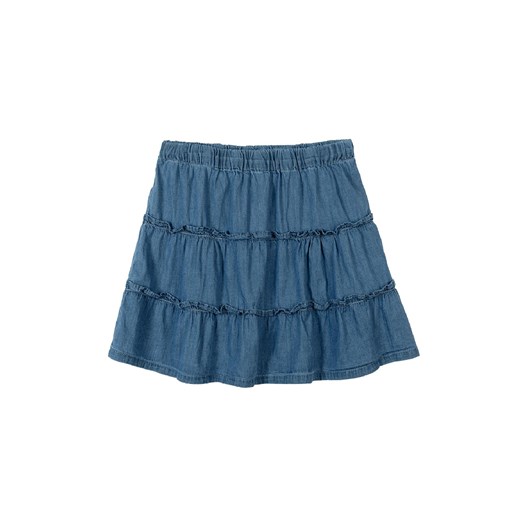 Bawełniana spódnica ozdobiona falbankami dla dziewczynki ze sklepu 5.10.15 w kategorii Spódnice dziewczęce - zdjęcie 169715303