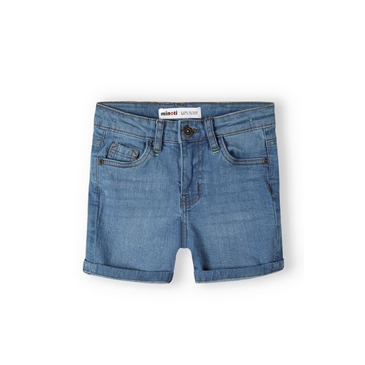 Jeansowe krótkie spodenki dla chłopca ze sklepu 5.10.15 w kategorii Spodenki chłopięce - zdjęcie 169715402