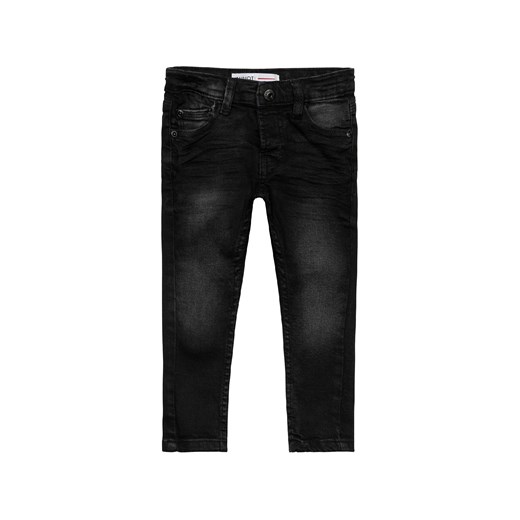Czarne jansy skinny fit dla niemowlaka ze sklepu 5.10.15 w kategorii Spodnie i półśpiochy - zdjęcie 169715572
