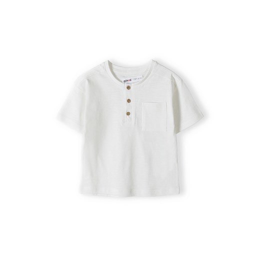Komplet niemowlęcy- biały t-shirt z bawełny + spodnie dresowe Minoti 80/86 5.10.15