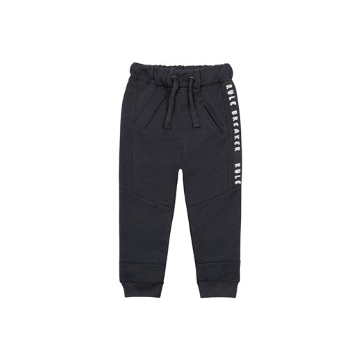Spodnie dresowe niemowlęce czarne ze sklepu 5.10.15 w kategorii Spodnie i półśpiochy - zdjęcie 169715841