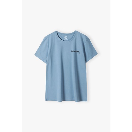 T-shirt z napisem - Be Happy Family Concept By 5.10.15. L promocyjna cena 5.10.15