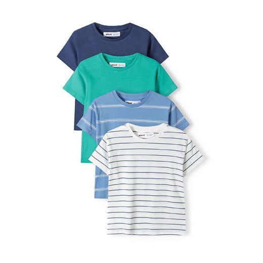 T-shirt bawełniany dla chłopca 4-pak ze sklepu 5.10.15 w kategorii T-shirty chłopięce - zdjęcie 169716164