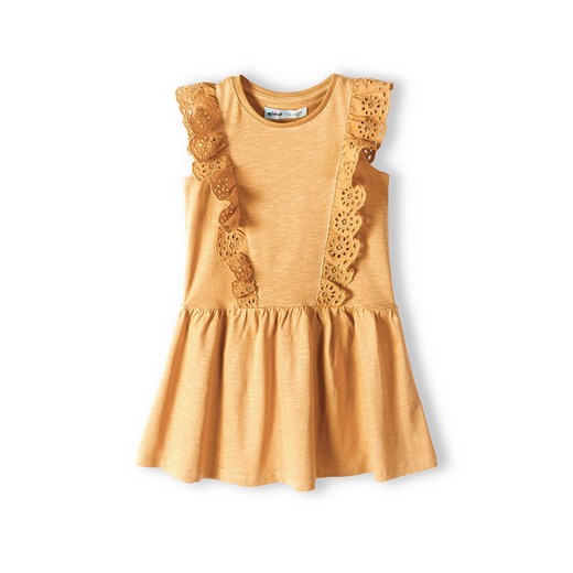 Sukienka niemowlęca bawełniana na lato z haftowaną falbanką ze sklepu 5.10.15 w kategorii Sukienki niemowlęce - zdjęcie 169716501
