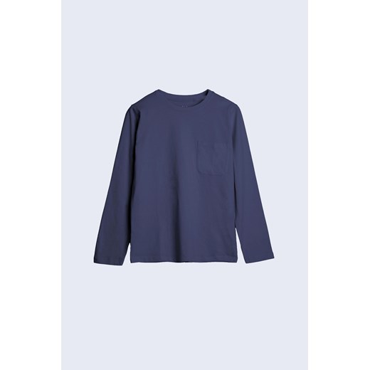 Granatowa dzianinowa bluzka - unisex - Limited Edition ze sklepu 5.10.15 w kategorii T-shirty chłopięce - zdjęcie 169716671