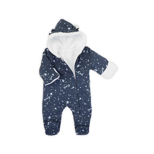 Pajac niemowlęcy ocieplany z kapturem MAKS ze sklepu 5.10.15 w kategorii Kombinezony i kurtki - zdjęcie 169716791
