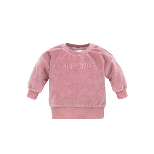 Różowa nierozpinana bluza dziewczęca bez kaptura ze sklepu 5.10.15 w kategorii Bluzy dziewczęce - zdjęcie 169716892
