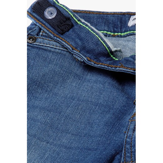 Ciemnoniebieskie spodnie jeansowe chłopięce skinny Minoti 134/140 5.10.15