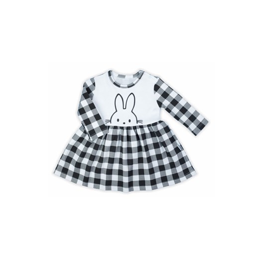 Bawełniana sukienka niemowlęca w kratkę ze sklepu 5.10.15 w kategorii Sukienki niemowlęce - zdjęcie 169717211