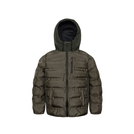 Pikowana kurtka chłopięca typu puffer khaki z wypełnieniem ze sklepu 5.10.15 w kategorii Kurtki chłopięce - zdjęcie 169717353