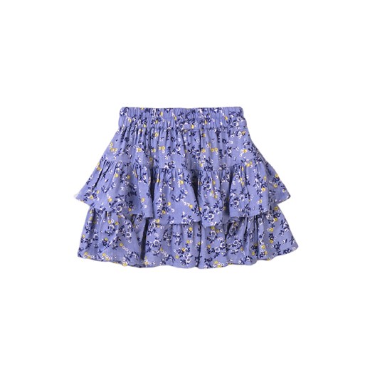 Niemowlęca spódniczka z falbankami w kwiaty- niebieska ze sklepu 5.10.15 w kategorii Spódnice - zdjęcie 169717662