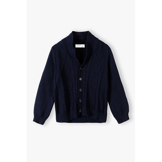Granatowy sweter chłopięcy - ze sklepu 5.10.15 w kategorii Swetry chłopięce - zdjęcie 169717704