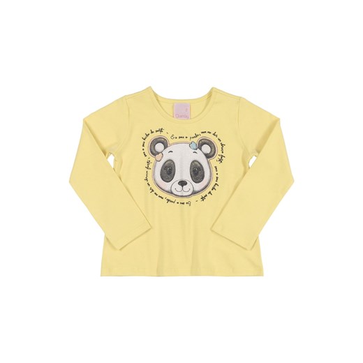Żółta bluzka dla niemowlaka z Pandą ze sklepu 5.10.15 w kategorii Kaftaniki i bluzki - zdjęcie 169717750