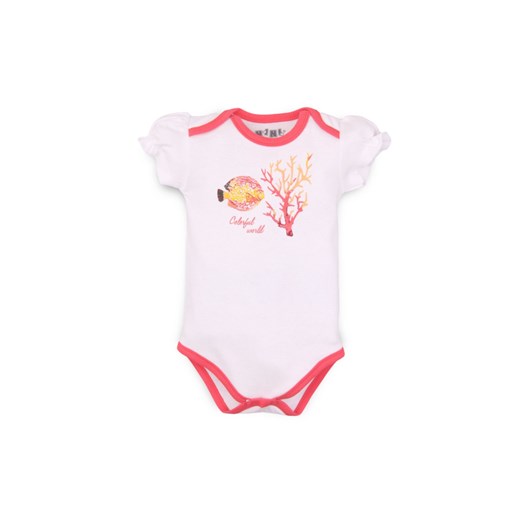 Bawełniane body niemowlęce z motywem rafy ze sklepu 5.10.15 w kategorii Body niemowlęce - zdjęcie 169717850