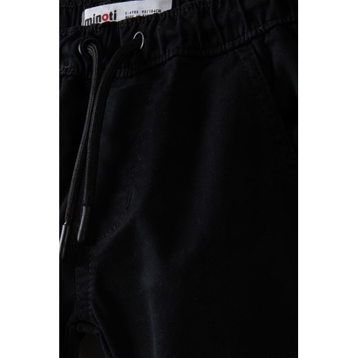Spodnie typu bojówki dla chłopca czarne Minoti 98/104 okazja 5.10.15