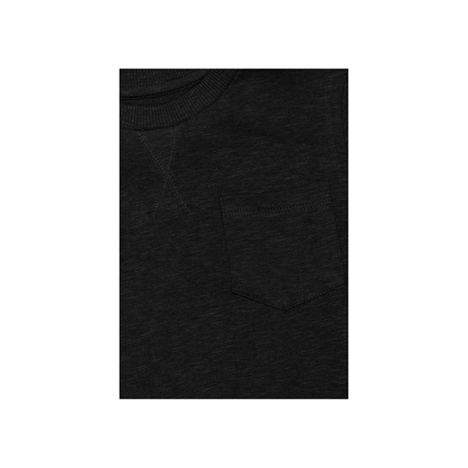 Czarna bluzka niemowlęca bawełniana z długim rękawem Minoti 80/86 okazja 5.10.15