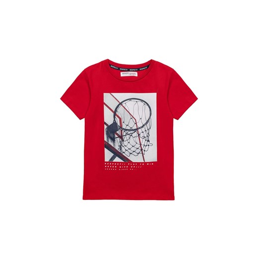 T-shirt chłopięcy bawełniany Basketball Minoti 104/110 5.10.15
