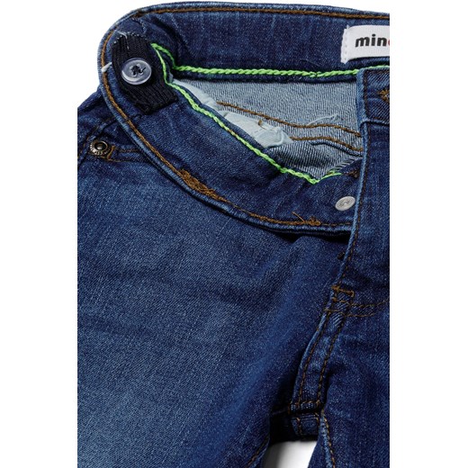 Ciemnoniebieskie spodnie jeansowe niemowlęce regular Minoti 92/98 5.10.15