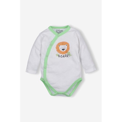 Body niemowlęce z bawełny organicznej - LION ze sklepu 5.10.15 w kategorii Body niemowlęce - zdjęcie 169719942