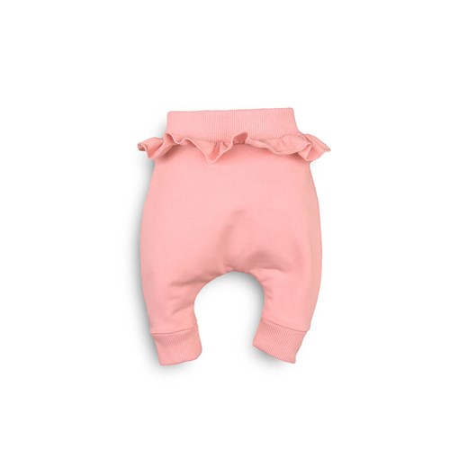 Spodnie niemowlęce z bawełny organicznej dla dziewczynki ze sklepu 5.10.15 w kategorii Spodnie i półśpiochy - zdjęcie 169719971
