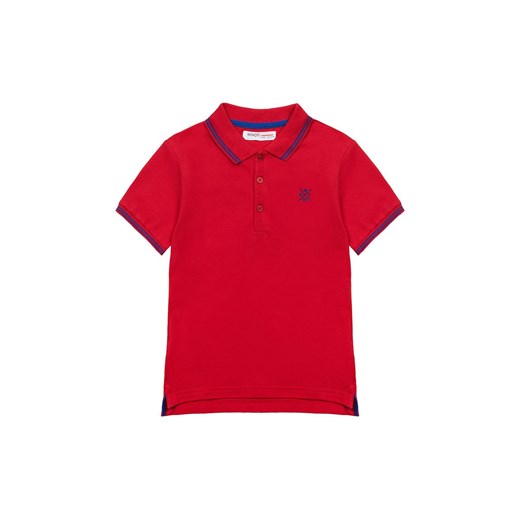 T-shirt niemowlęcy czerwony polo ze sklepu 5.10.15 w kategorii Koszulki niemowlęce - zdjęcie 169720124