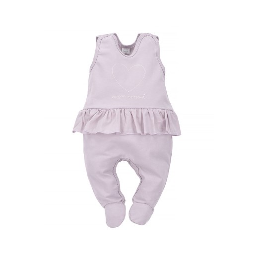 Fioletowe śpiochy niemowlęce z falbanką ze sklepu 5.10.15 w kategorii Śpiochy - zdjęcie 169720134