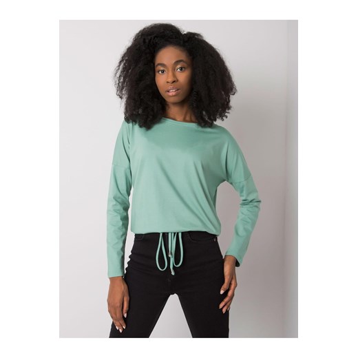 Bluzka damska dzianinowa - zielona ze sklepu 5.10.15 w kategorii Swetry damskie - zdjęcie 169720243