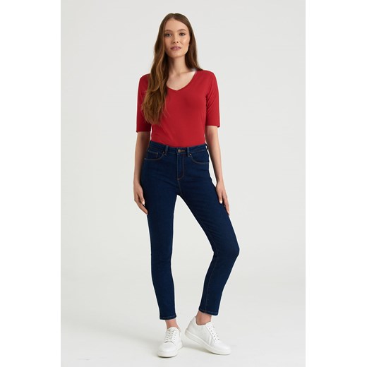 Spodnie jeansowe damskie niebieskie ze sklepu 5.10.15 w kategorii Jeansy damskie - zdjęcie 169720344