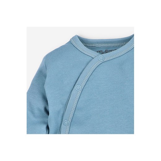 Body niemowlęce z bawełny organicznej - niebieskie Nini 68 5.10.15