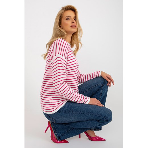 Biało-różowy
sweter klasyczny w paski z wełną RUE
PARIS ze sklepu 5.10.15 w kategorii Swetry damskie - zdjęcie 169720852