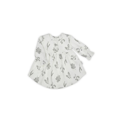 Bawełniana sukienka niemowlęca z motywem roślinnym 68 5.10.15
