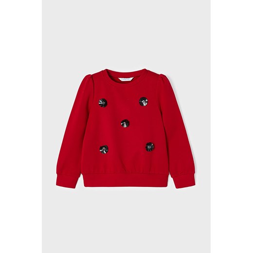 Bluza dziewczęca bez kaptura - czerwona ze sklepu 5.10.15 w kategorii Bluzy dziewczęce - zdjęcie 169721262