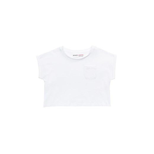 Top dziewczęcy bawełniany biały ze sklepu 5.10.15 w kategorii Bluzki dziewczęce - zdjęcie 169721353