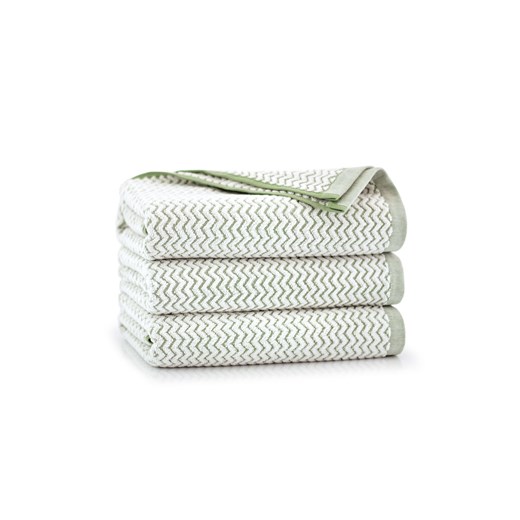 Ręcznik Lahti z bawełny egipskiej zielony 50x100cm ze sklepu 5.10.15 w kategorii Ręczniki - zdjęcie 169721390