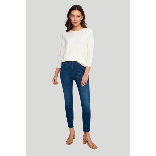 Spodnie damskie jeansowe - niebieskie Greenpoint 34 promocja 5.10.15
