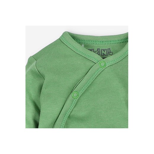 Body niemowlęce z bawełny organicznej - zielone Nini 68 5.10.15