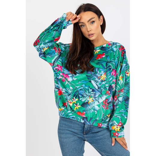 Bluza damska w tropikalne wzory z kieszeniami ze sklepu 5.10.15 w kategorii Bluzy damskie - zdjęcie 169721800