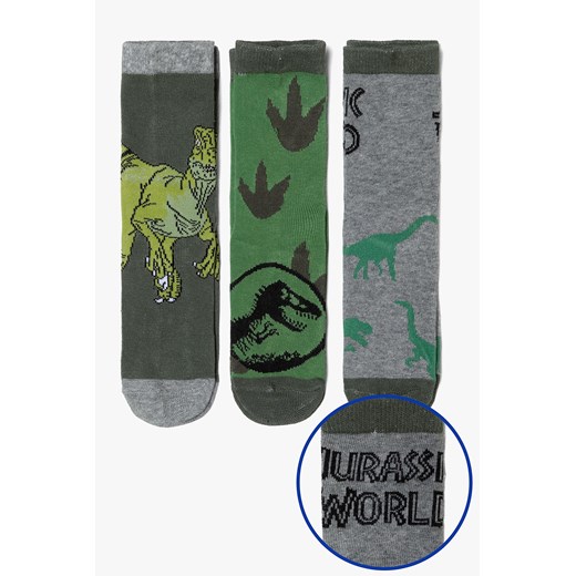 Skarpetki dla chłopca Jurassic World 3-pak ze sklepu 5.10.15 w kategorii Skarpetki dziecięce - zdjęcie 169722073