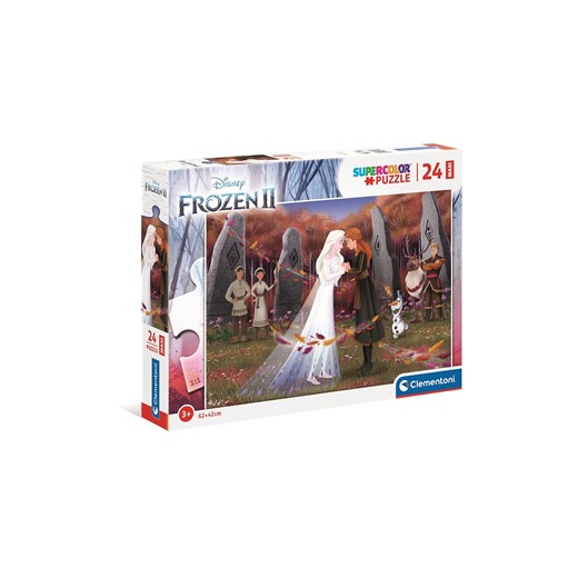 Puzzle Maxi Super Color Frozen 2 - 24 el wiek 3+ Clementoni one size okazyjna cena 5.10.15