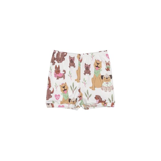 Bawełniane spodenki dziewczęce w pieski ze sklepu 5.10.15 w kategorii Spodenki niemowlęce - zdjęcie 169722844