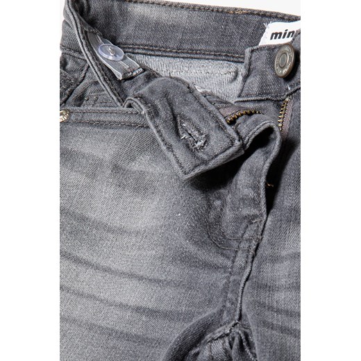 Szare spodnie jeansowe dziewczęce rozkloszowane Minoti 110/116 okazja 5.10.15
