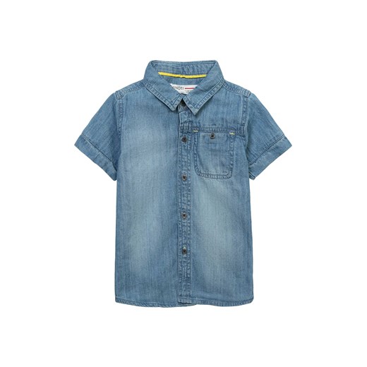 Jeansowa koszula dla niemowlaka z krótkim rękawem Minoti 92/98 5.10.15