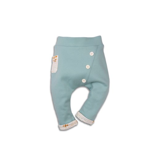 Spodnie niemowlęce z bawełny organicznej dla dziewczynki ze sklepu 5.10.15 w kategorii Spodnie i półśpiochy - zdjęcie 169724033
