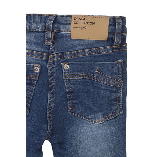 Dopasowane spodnie jeansowe z kieszeniami dla dziewczynki Minoti 128/134 okazja 5.10.15