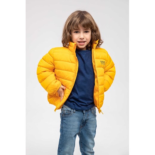 Wiosenna kurtka przejściowa chłopięca ze stójką - żółta ze sklepu 5.10.15 w kategorii Kurtki chłopięce - zdjęcie 169724454
