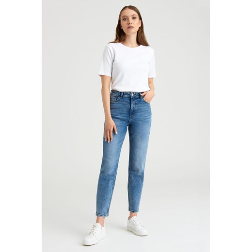Spodnie jeansowe damskie niebieskie ze sklepu 5.10.15 w kategorii Jeansy damskie - zdjęcie 169724513