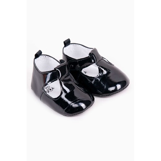 Lakierowane buciki czarne dla niemowlaka na rzep ze sklepu 5.10.15 w kategorii Buciki niemowlęce - zdjęcie 169725494