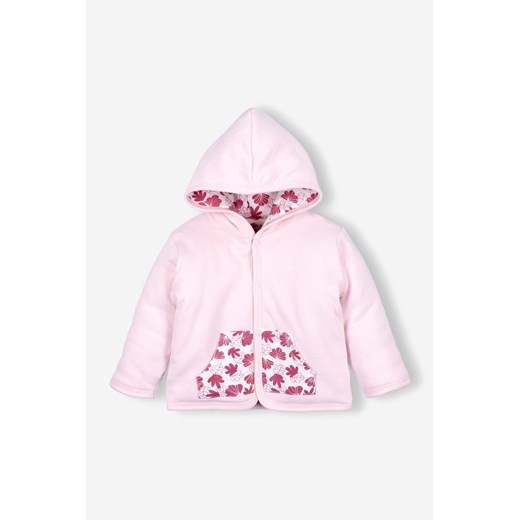 Kurtka niemowlęca z bawełny organicznej dla dziewczynki ze sklepu 5.10.15 w kategorii Kombinezony i kurtki - zdjęcie 169725882