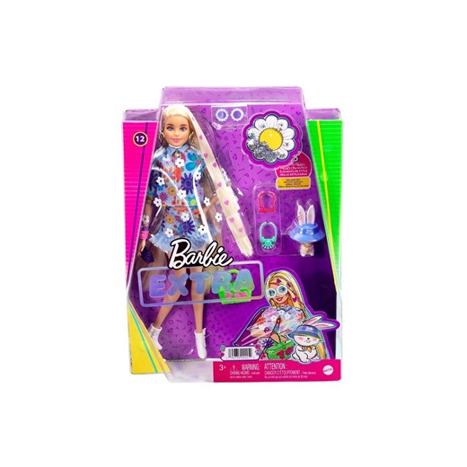 Barbie Extra Lalka- komplet w kwiatki/blond włosy 3+ Barbie one size 5.10.15