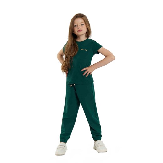T-shirt dziewczęcy zielony ze sklepu 5.10.15 w kategorii Bluzki dziewczęce - zdjęcie 169726432